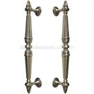 Puxador Duplo Porta Pivotante Correr Rústico Linea Bronze Antigo 450mm