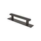 Puxador em aço 150mm preto porta portão ferro jocec Puxador em aço 150mm preto porta portão ferro jocec