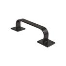 Puxador em aço alça preto 140mm porta portão ferro jocec