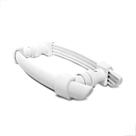 Puxador H AL Arco Polímero 40cm Porta de Vidro - Branco