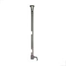 Puxador Haste Janela Maxim-Ar De Aluminio 250mm Fosco