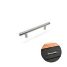 Puxador Haste Redondo Aço Inox 201 Escovado 96 Mm / 15 Cm Para Gavetas Dmt Puxador Haste Redondo Aço Inox 201 Escovado 96 Mm / 15 Cm Para Gavetas Dmt