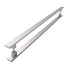 Puxador Inox Cromado Para Porta Pivotante Ferro Alumínio Madeira Vidro 30Cm Puxador Inox Cromado Para Porta Pivotante Ferro Alumínio Madeira Vidro 30Cm