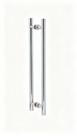 Puxador Inox Duplo Tipo H Tubular 1,20 metro - Construinox