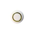 Puxador Madeira Redondo Gaveta Porta Armário 10 Un Branco Puxador Madeira Redondo Gaveta Porta Armário 10 Un Branco