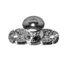 Puxador Mini Metal Kit 4 Unidades com Parafuso para Mdf Decorativo para Gavetas, Caixas e Artesanato