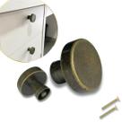 Puxador mod. Ponto Redondo em Metal Zamac Resistente - 12 un
