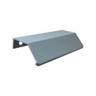 Puxador Moveis Aluminio 7015 Firenze 45º Curvo 64mm Cinza