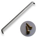 Puxador Móveis Armários Alumínio Acetinado 448mm 243 Pauma