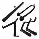 Puxador Musculação Kit Crossover Academia Completo 5 Peças