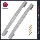 Puxador P&J Copenhague 7297F 256mm Aluf com 2 Peças - Código 557765