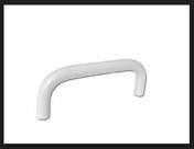 Puxador P/móveis Alça/trave 64mm Branco Kit 10 Unid +paraf