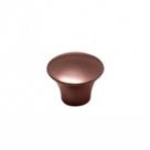 Puxador P/Moveis Plástico Mappo Pontual Cobre Fosco Cobre/Rose Ponto