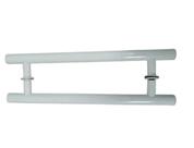 Puxador P/porta De Vidro 2 Lados 30cm Entre Furo De Aluminio Puxador P/porta De Vidro 2 Lados 30cm Entre Furo De Aluminio