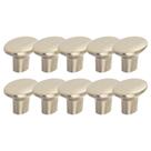 Puxador para Armário Design House 182444 Mesa, Kit com 10, Níquel Escovado Puxador para Armário Design House 182444 Mesa, Kit com 10, Níquel Escovado