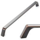 Puxador para armário KOOFIZO 21 cm com acabamento bronze envelhecido Puxador para armário KOOFIZO 21 cm com acabamento bronze envelhecido