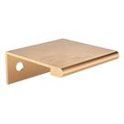 Puxador para armário Richelieu Lincoln dourado acetinado 25 mm
