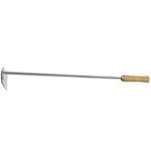 Puxador Para Brasas Tramontina Churrasco 72,7cm Aço Inox E Cabo De Madeira