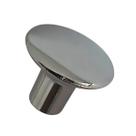 Puxador para Gaveta Tipo Botão 25mm Convexo Cromado Aliança 860972/2