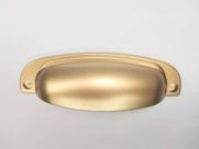 Puxador Para Móvel Concha 2773 Quebec Dourado 96 MM - Torralba