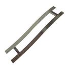 Puxador para Porta 800mm em Aço Inox 304 Polido DF943 IL