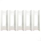 Puxador Para Porta Correr Alumí Pux-157 195mm 5Peças Branco Puxador Para Porta Correr Alumí Pux-157 195mm 5Peças Branco