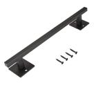 Puxador para Porta de Celeiro Homode 32 cm Preto Fosco em Ferro Puxador para Porta de Celeiro Homode 32 cm Preto Fosco em Ferro