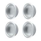 Puxador para Porta de Correr MOROBOR para Armário, 4 Peças, Plástico Prata Puxador para Porta de Correr MOROBOR para Armário, 4 Peças, Plástico Prata