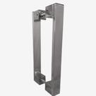 Puxador para Porta em Alumínio 20cm Em Alumínio - Alumínios Cometa Puxador para Porta em Alumínio 20cm Em Alumínio - Alumínios Cometa