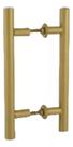 Puxador Para Porta Madeira/vidro Tubular 30 Cm Dourado
