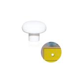 Puxador Para Portas E Gavetas Tipo Bola Branco