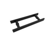 Puxador para portas reto barra chata 30x20 cm - Preto