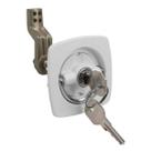 Puxador Plástico ABS Branco Perko C/ Chave Motorhome Barco Puxador Plástico ABS Branco Perko C/ Chave Motorhome Barco