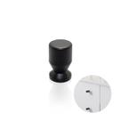 Puxador Ponto Preto Fosco 15 X 25 Mm Para Portas Criativa