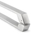 Puxador Porta Duplo Em Aço Inox 80cm Modelo Done