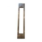 Puxador Porta Passagem Duplo Long Base 1000mm Inox Polido Lb-10p 2193 Prateado