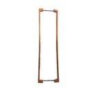 Puxador Porta Passagem Duplo Pianno 448mm P/Blindex Cobre Brilho Cobre/Rose Puxador Porta Passagem Duplo Pianno 448mm P/Blindex Cobre Brilho Cobre/Rose