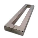 Puxador Porta Passagem Duplo Urban Alca Quad 525/500mm 25x25 Inox Polido C525 Aq2525-5p 2101 Prateado Puxador Porta Passagem Duplo Urban Alca Quad 525/500mm 25x25 Inox Polido C525 Aq2525-5p 2101 Prateado