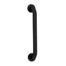 Puxador Porta Passagem Simples Classic 25cm Preto Preto 25cm