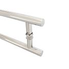 Puxador Porta Pivotante 30cm Aço Inox Tubular Redondo