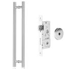 Puxador Porta tubo reto 70cm + fechadura tetra 800 Es Puxador Porta tubo reto 70cm + fechadura tetra 800 Es