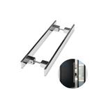 Puxador Prs Duplo Cromado 30 Cm Para Porta Residencial