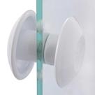 Puxador Resina Grande Branco Porta De Vidro Blindex