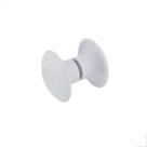 Puxador Resina Médio Branco Porta De Vidro Blindex 2 Unidade