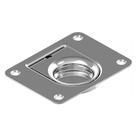 Puxador Retangular 969 Inox com Alça Redonda