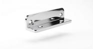 Puxador Retangular Cromado 100mm Balcão Refrigerado Freezer Geladeira Porta Comercial Alça Metal Substituição Universal Alta Resistência