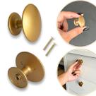 Puxador Retro em metal Zamac p/ Móveis - Dourado Fosco 4 un. Puxador Retro em metal Zamac p/ Móveis - Dourado Fosco 4 un.