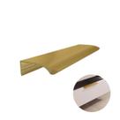 Puxador Rometal Aluminio Dourado Fosco 150mm Luna