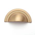Puxador Shell 48mm Gold Escovado Zen Design Puxador Shell 48mm Gold Escovado Zen Design