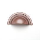 Puxador Shell 48mm Rosê Brilhante Zen Design